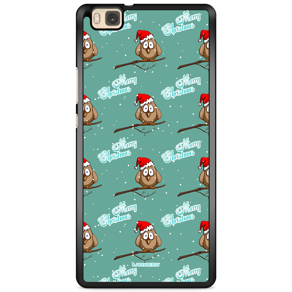 Huawei P8 Lite Case - Xmas Sparrows