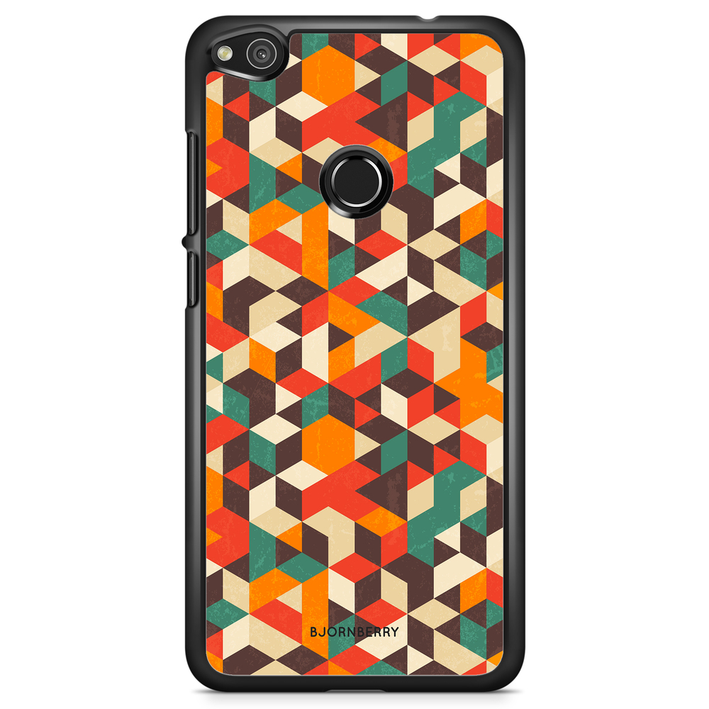 Huawei Honor 8 Lite Case - Retro Geometric