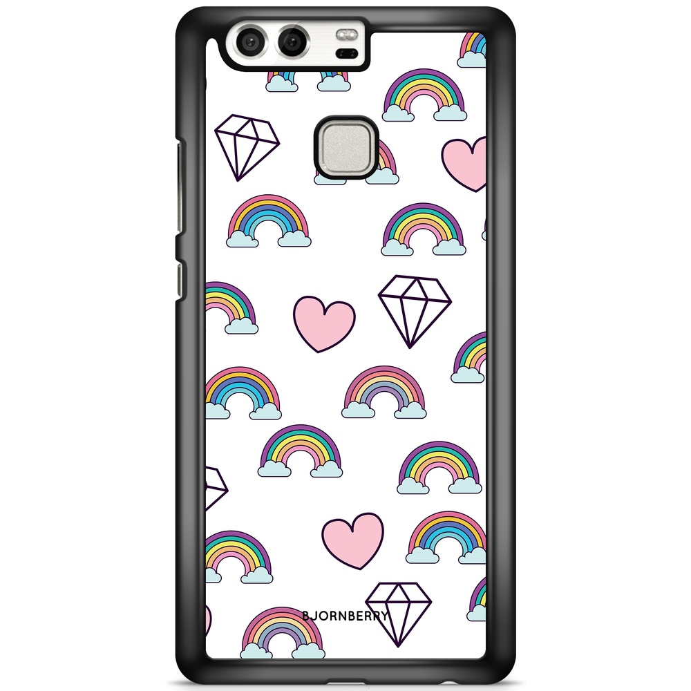 Huawei P9 Plus Case - Rainbows & Diamonds