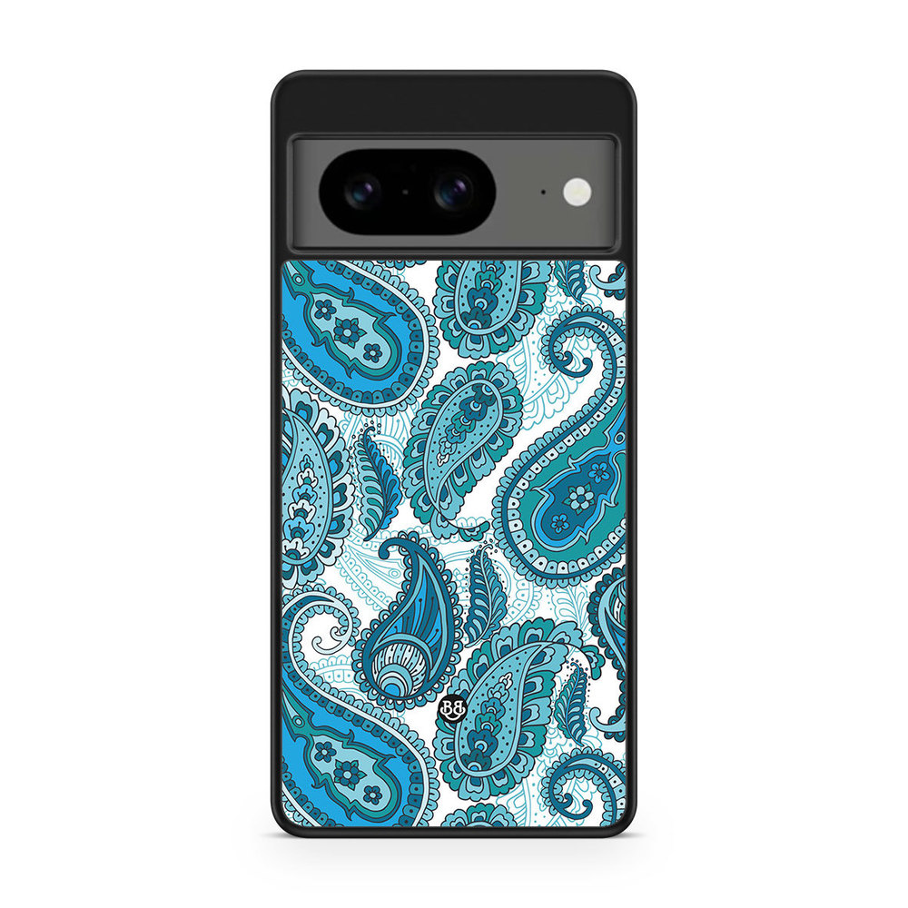 Google Pixel 8 Case - Blue Paisley