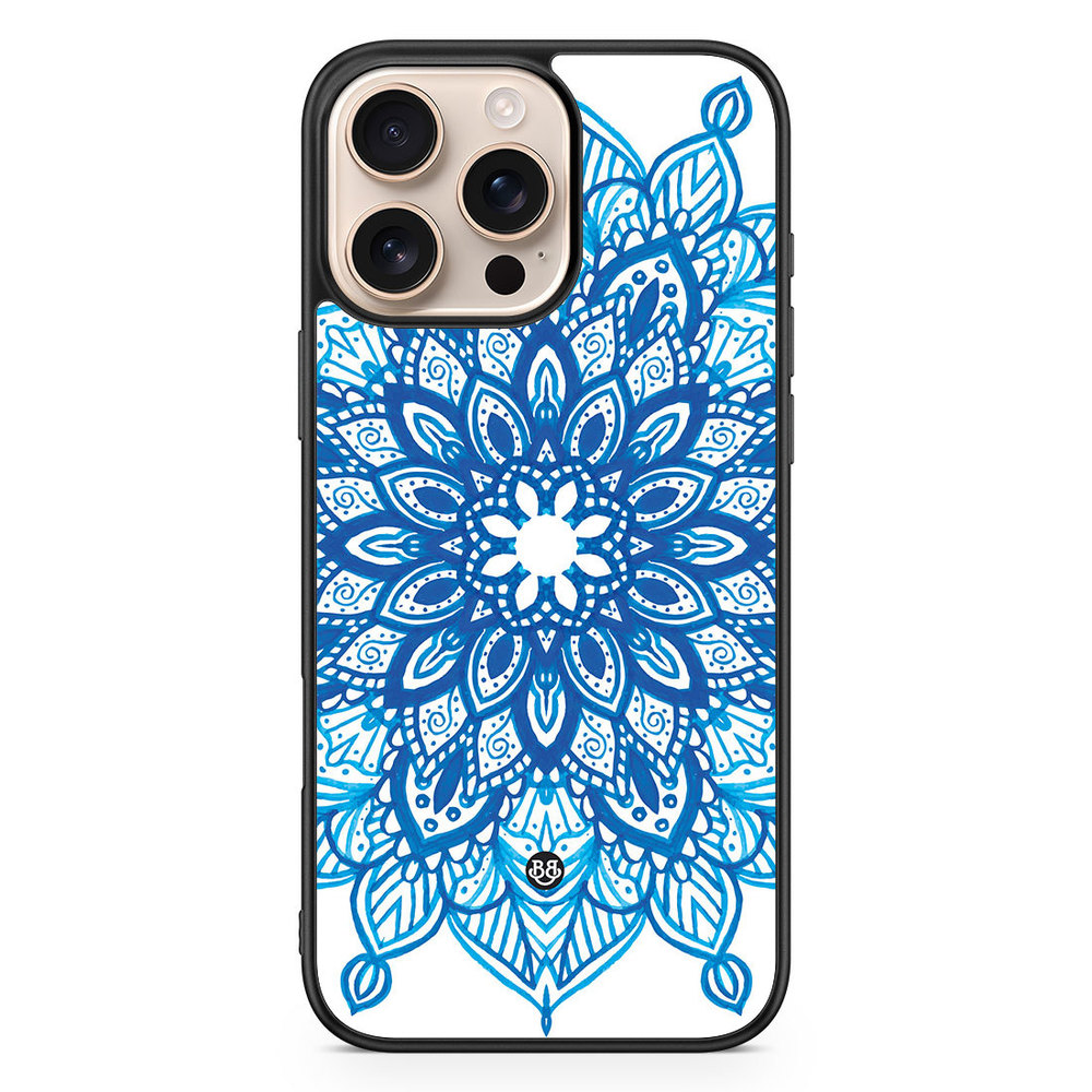 iPhone 16 Pro Max Case - Blue Mandala