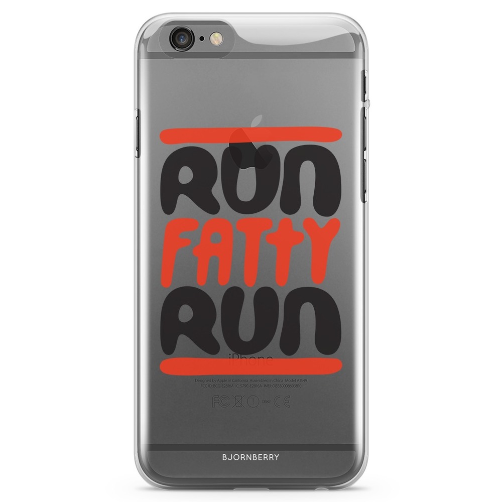 iPhone 6 Plus/6s Plus TPU Skal - Run Fatty Run