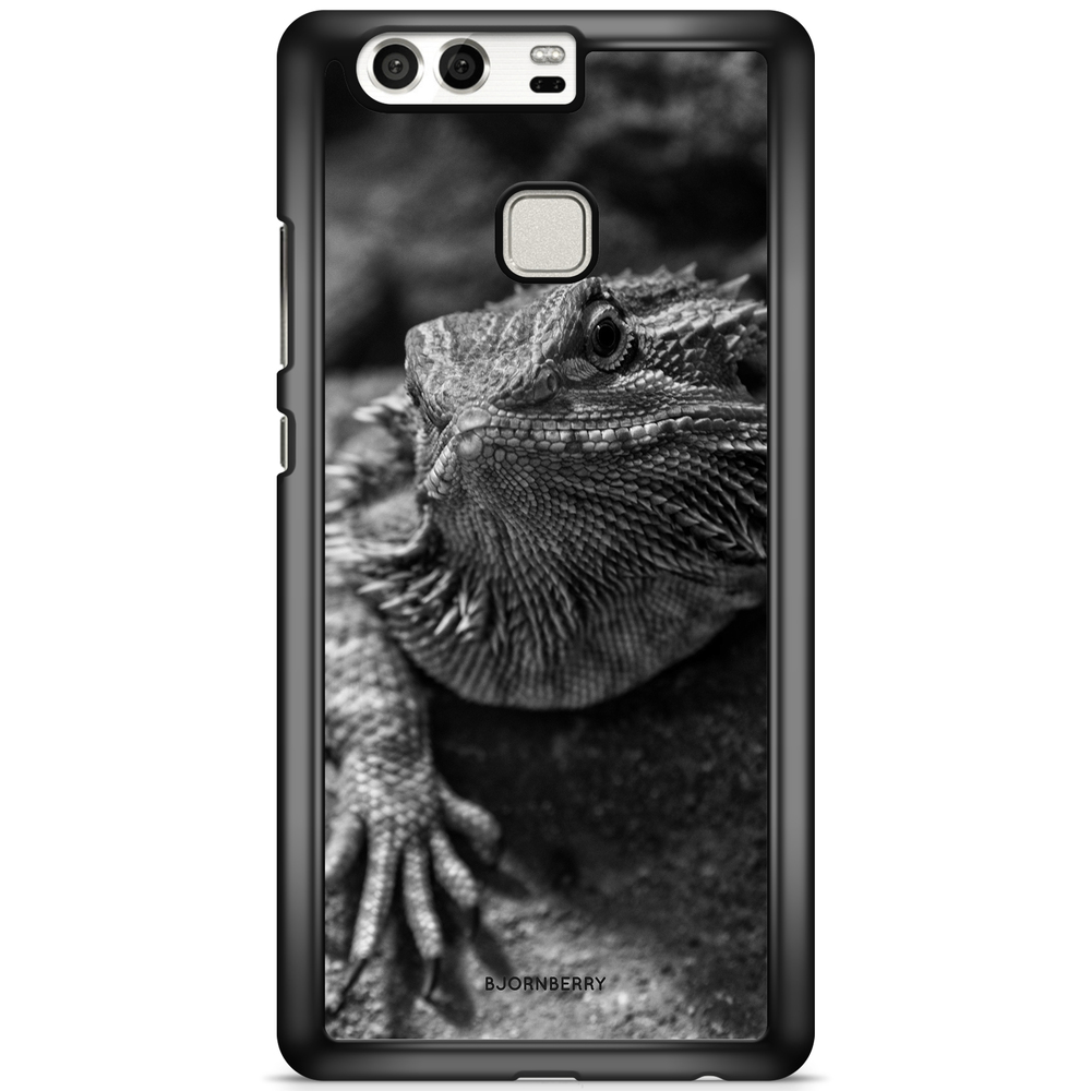 Huawei P9 Plus Case - Black/White Lizard