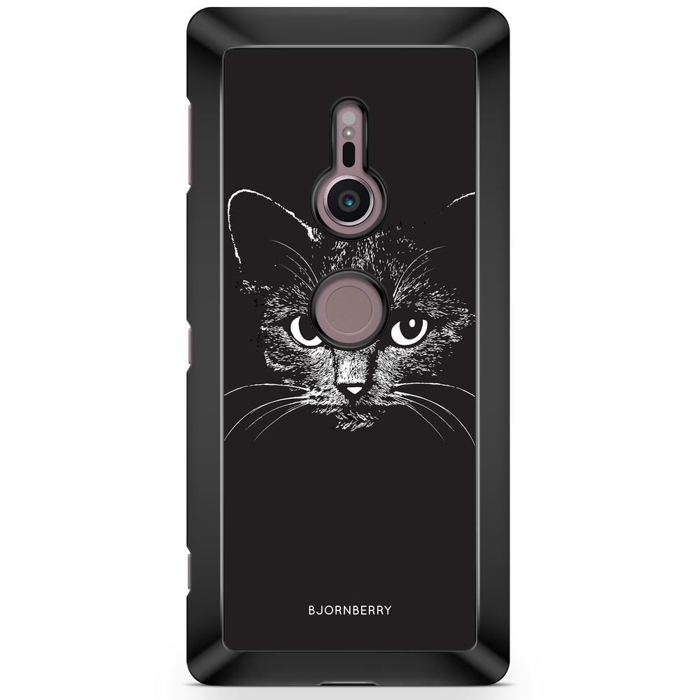 Sony Xperia XZ2 Case  - Black/White Cat