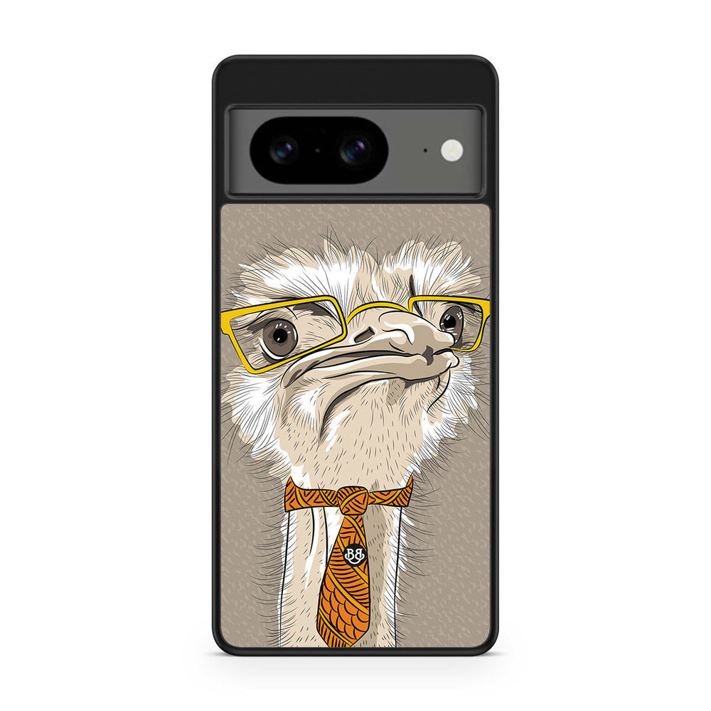 Google Pixel 8 Case - Hipster Ostrich