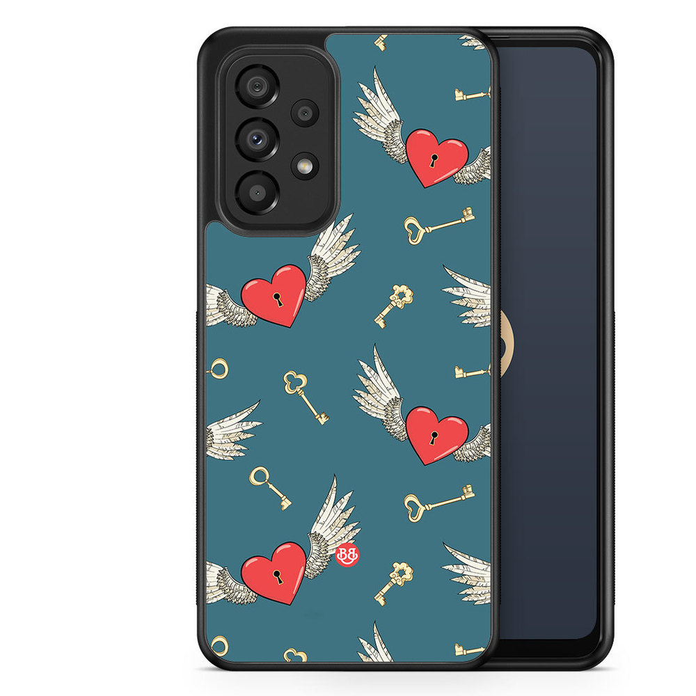 Samsung Galaxy A33 5G Case - Hearts and Wings