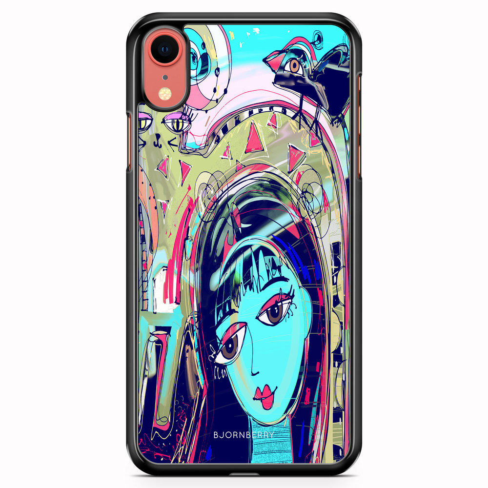 iPhone XR Case - Abstract Cat