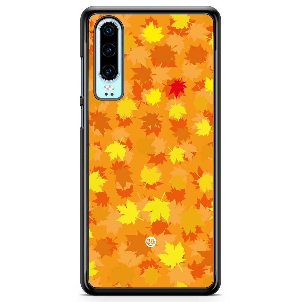 Huawei P30 Case - Orange leaves