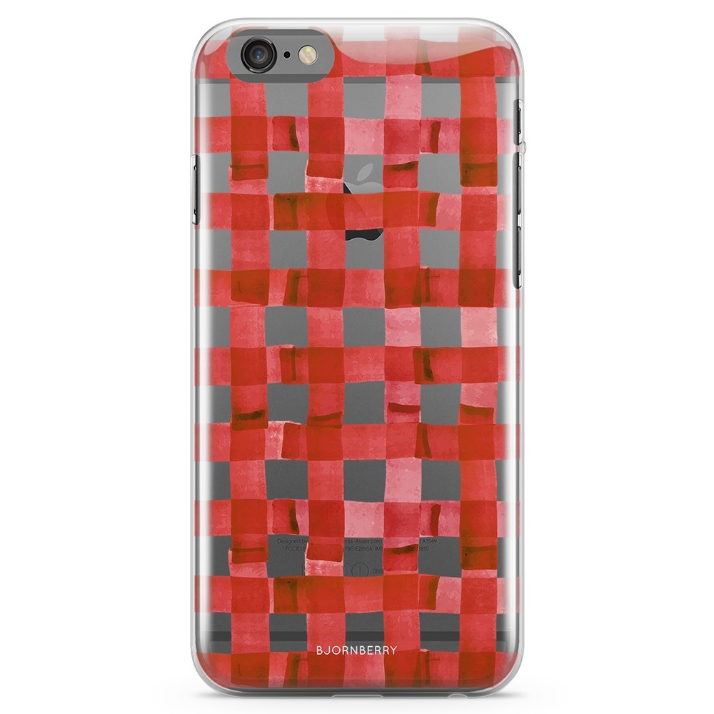 iPhone 6 Plus/6s Plus TPU Case - Red Stripes