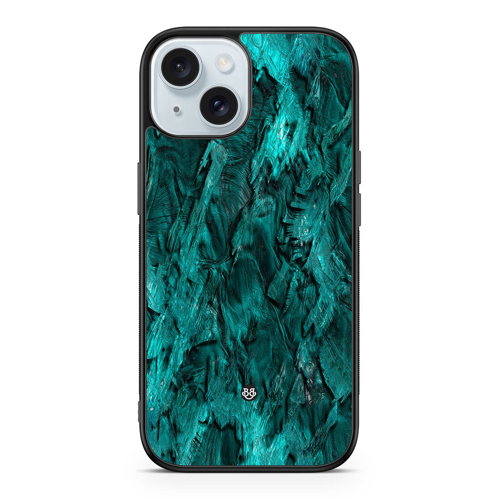 iPhone 15 Case - Green Crystal