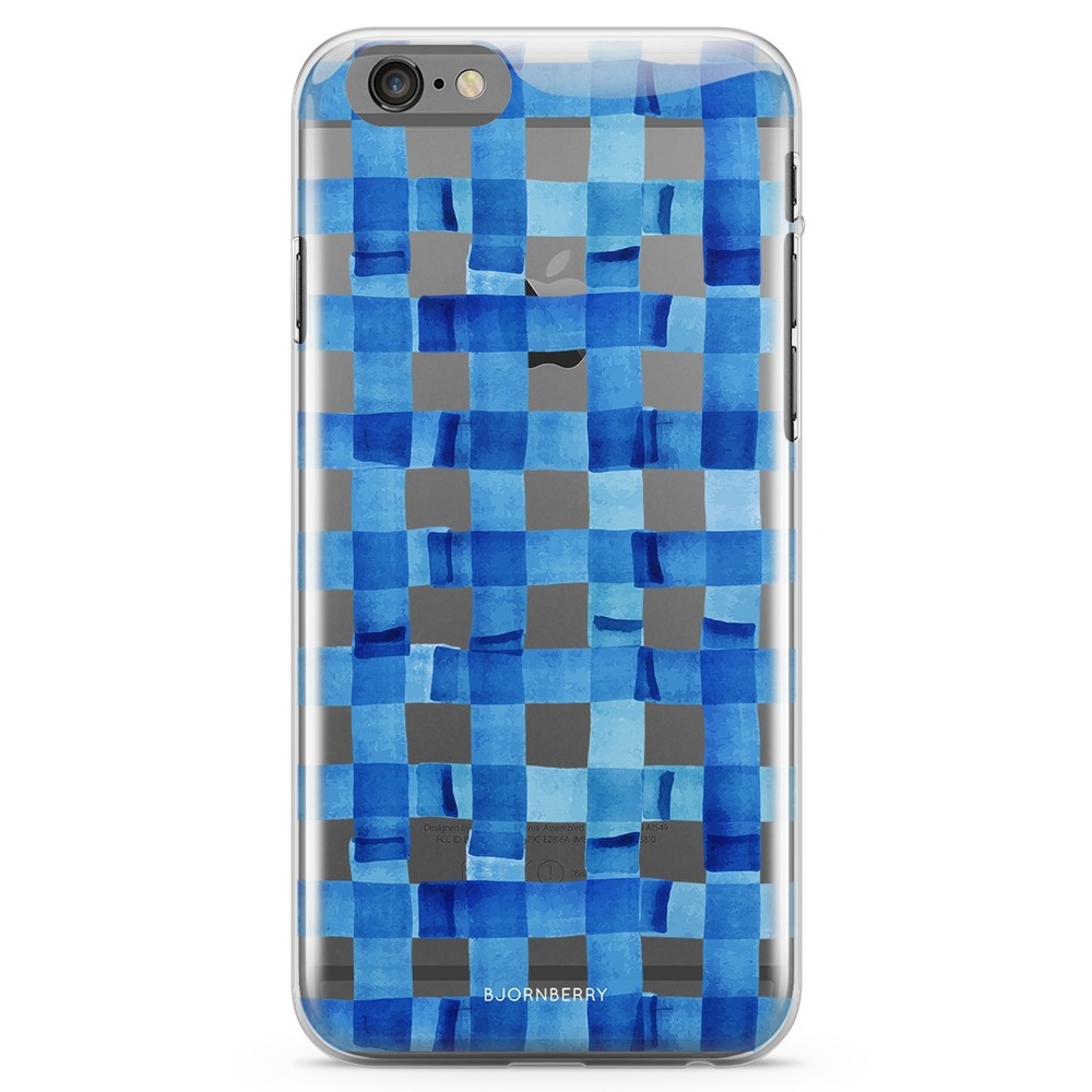 iPhone 6 Plus/6s Plus TPU Case - Blue Stripes