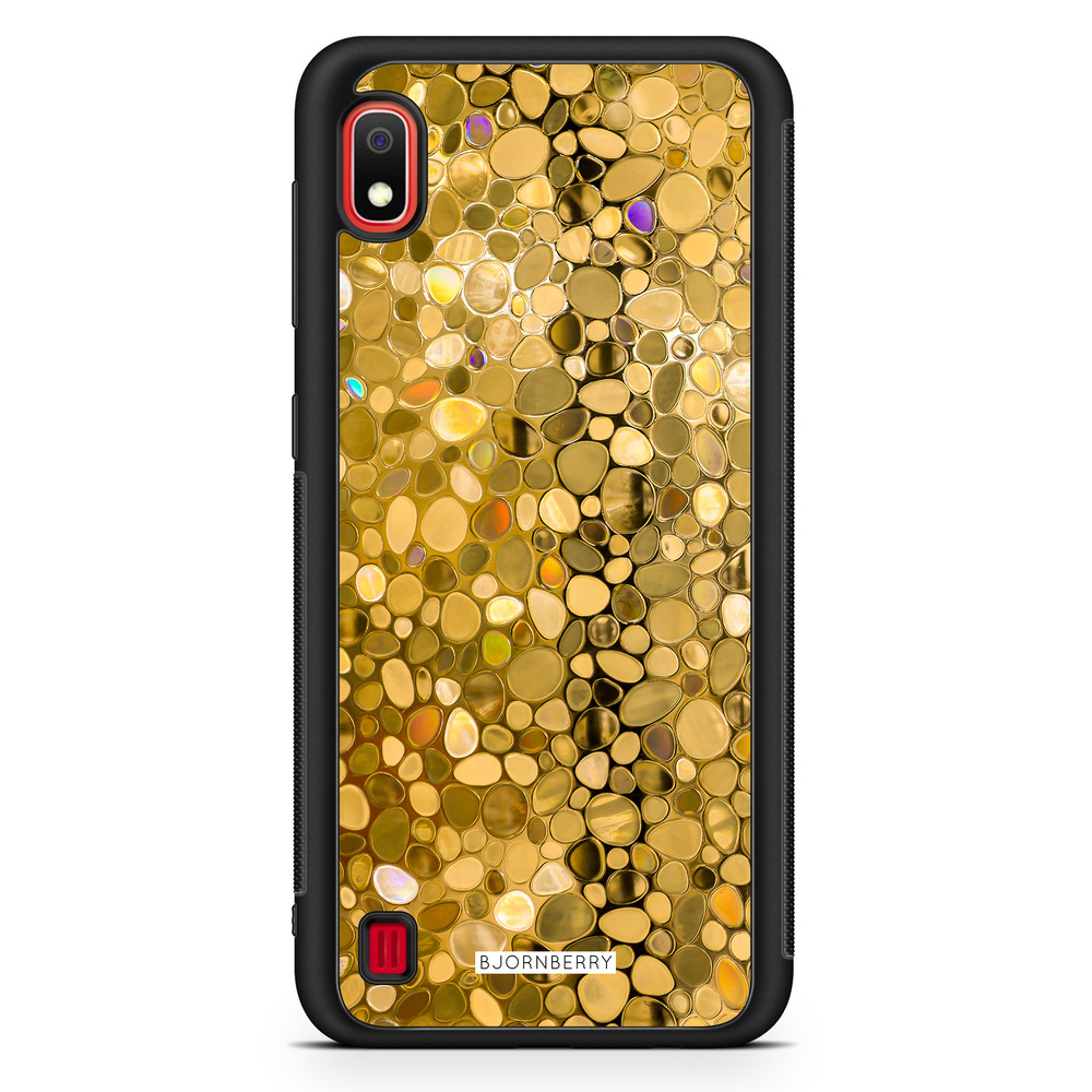 Samsung Galaxy A10 Case - Stained Glass Gold