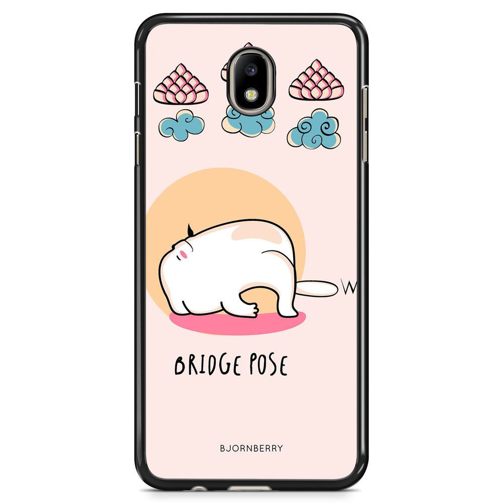 Samsung Galaxy J7 (2017) Case - Yoga Cat Bridge Pose