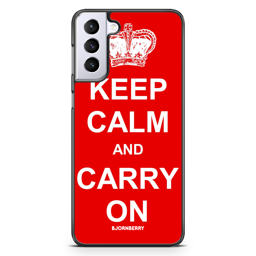 Samsung Galaxy S21 Plus Case - Keep calm carry on
