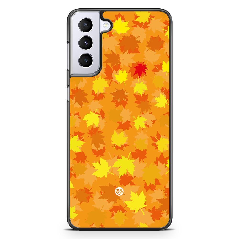 Samsung Galaxy S21 Plus Case - Orange leaves