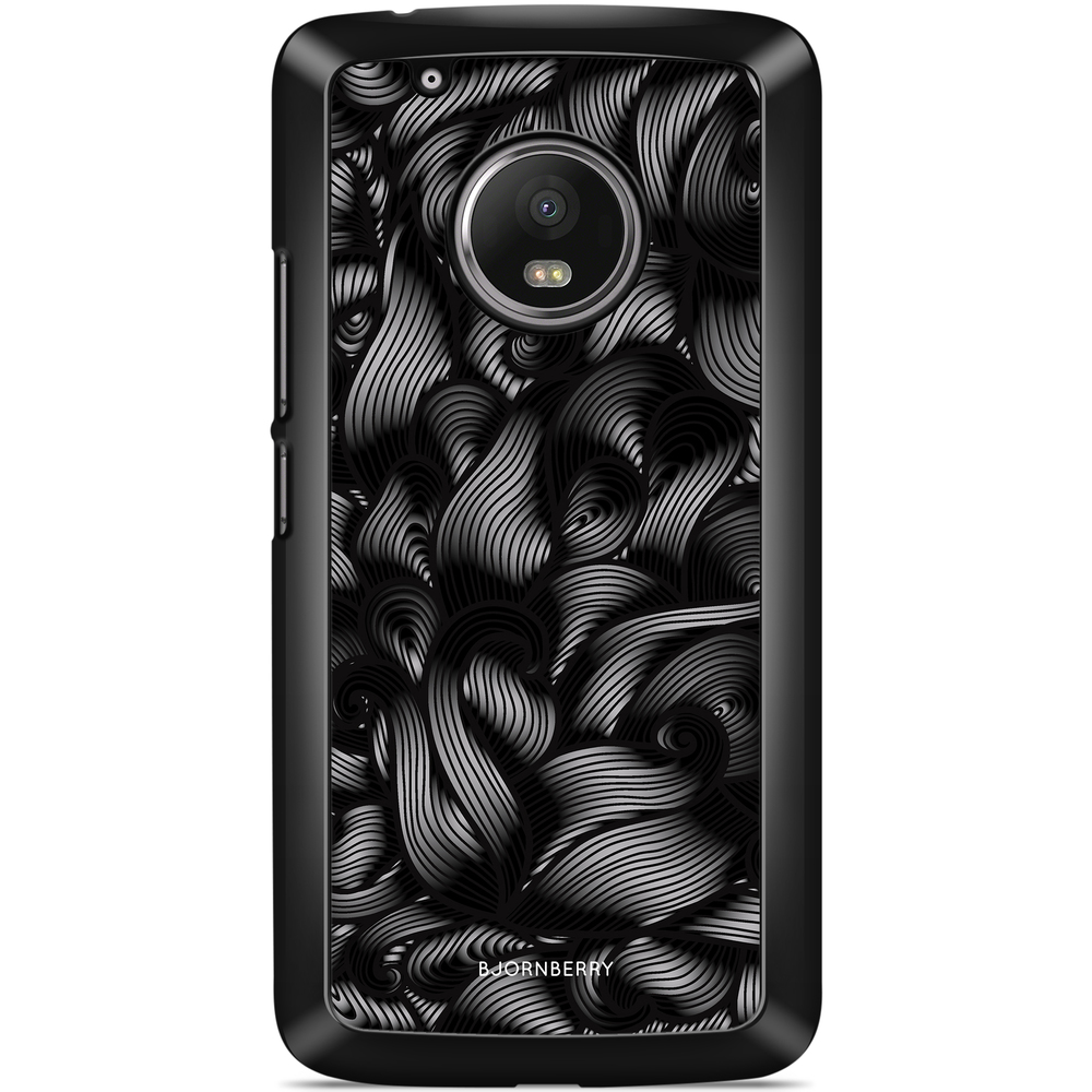 Moto G5 Plus Case - Black Waves