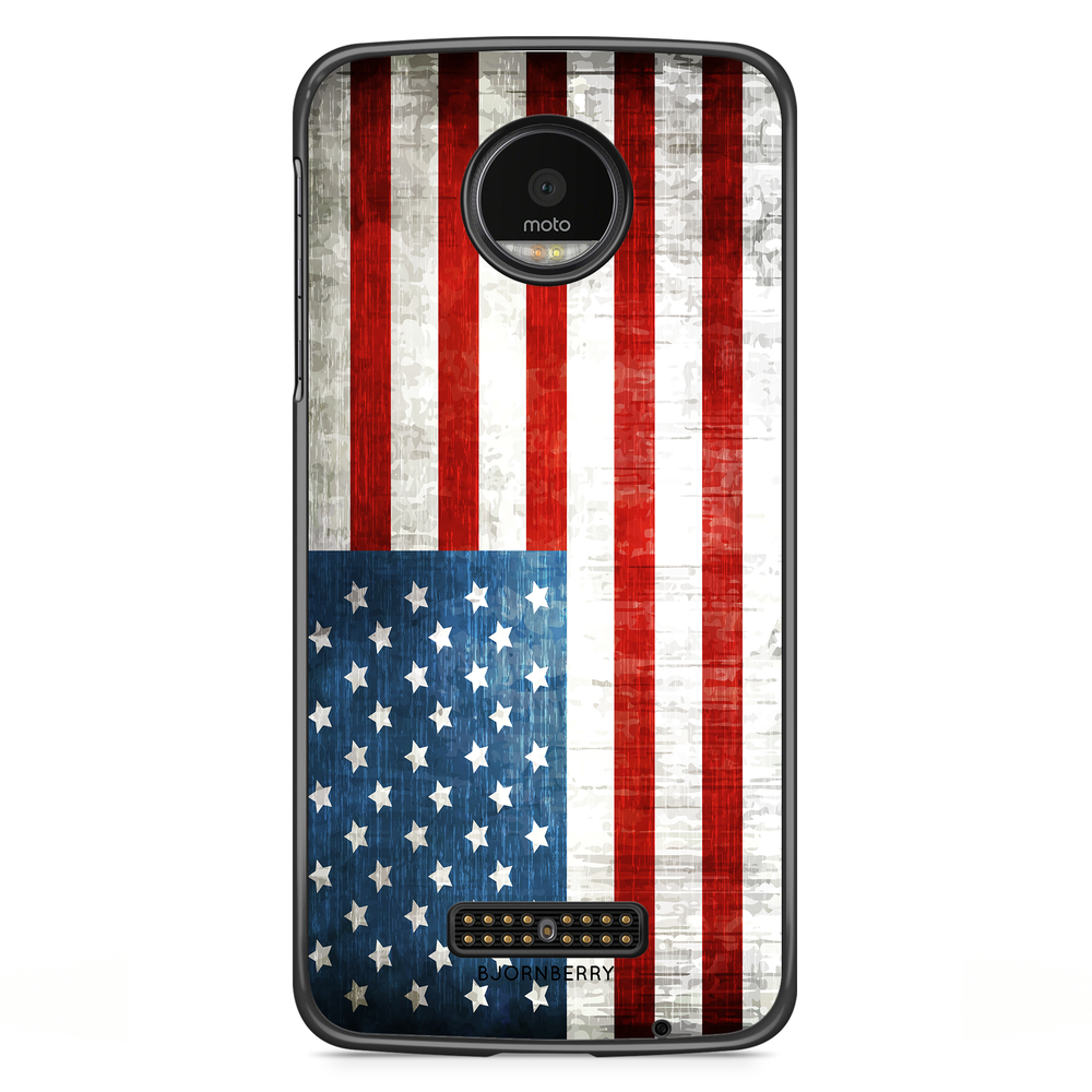 Motorola Moto Z Case - USA Flag