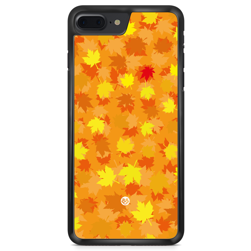 iPhone 8 Plus Case - Orange leaves