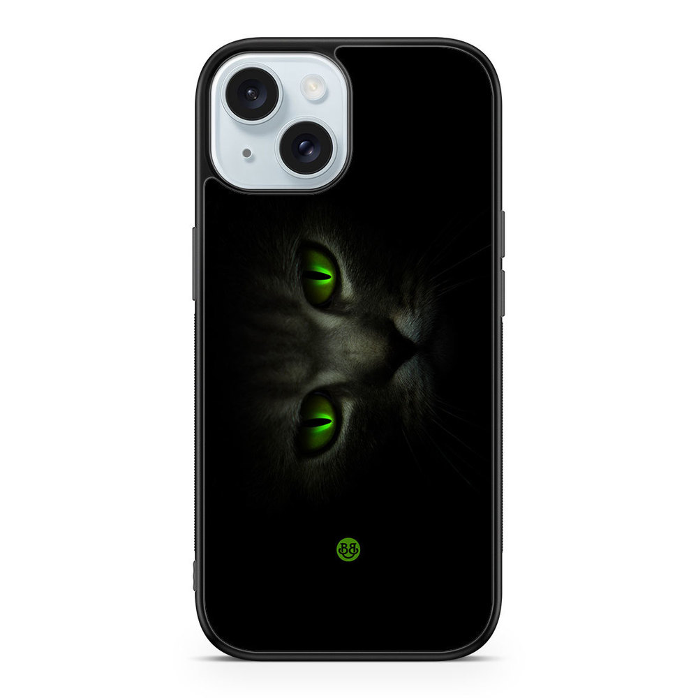 iPhone 15 Case - Green Cat Eyes
