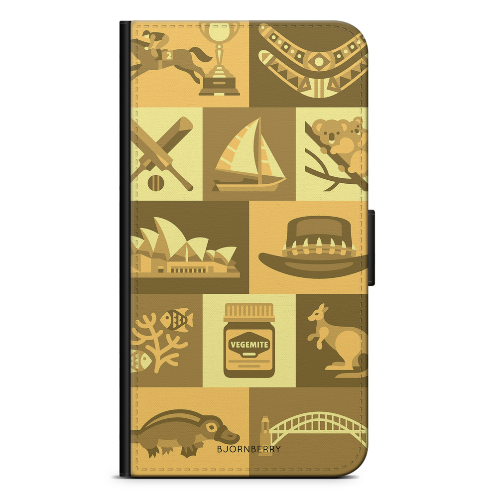 Sony Xperia XZ2 Wallet Case - Australian Pattern