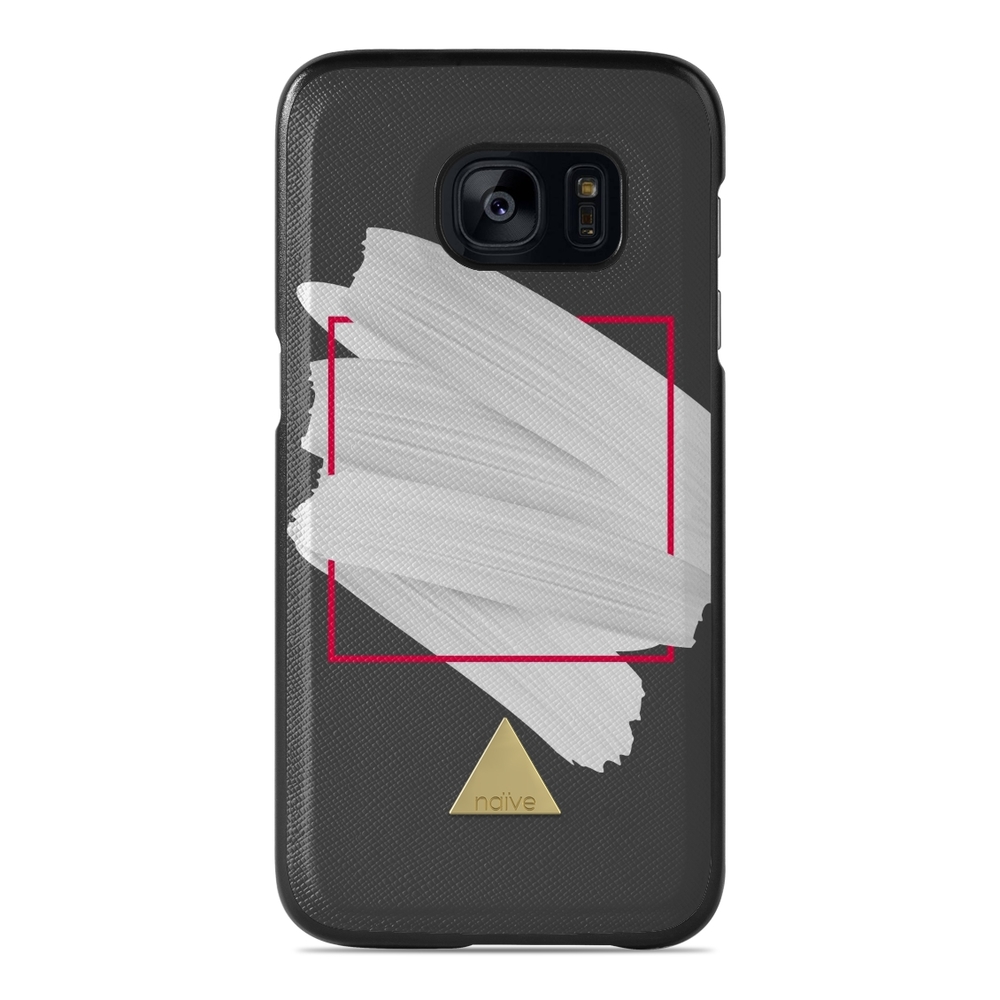 Naive Samsung Galaxy S7 Case - White Brush
