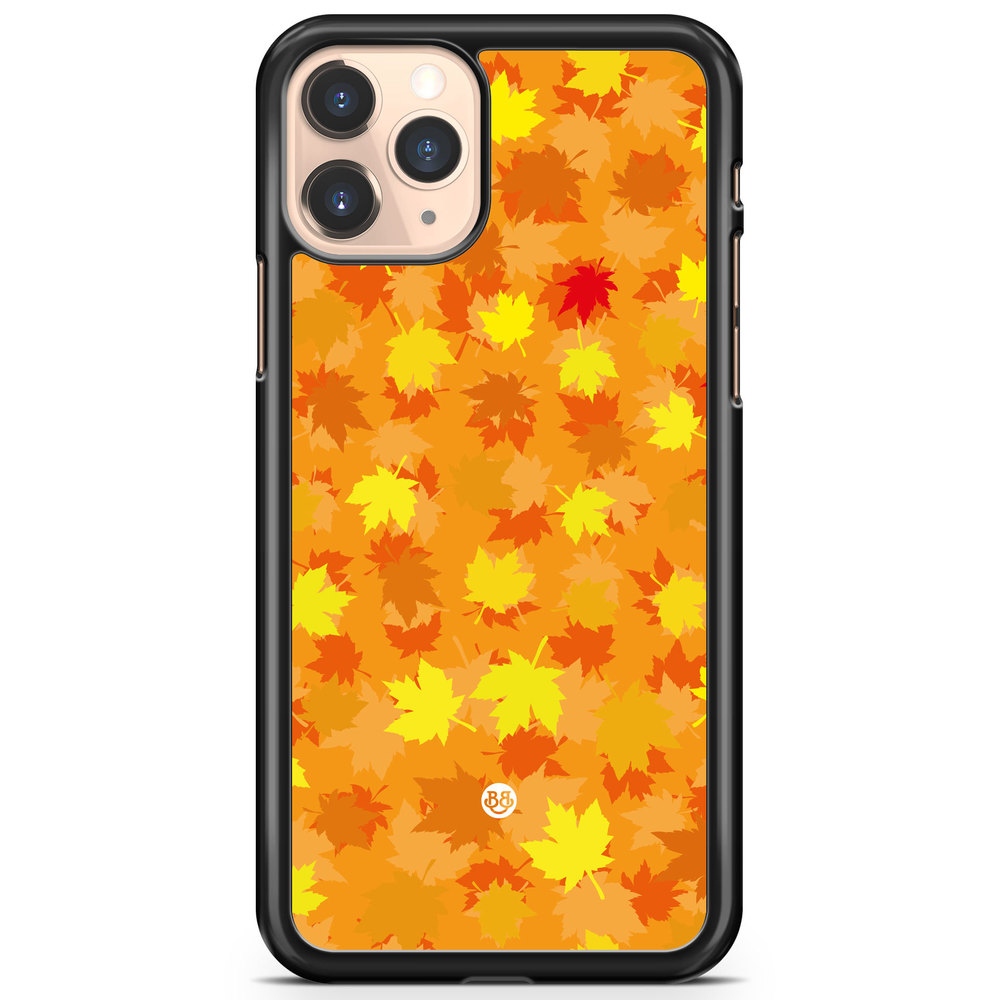 iPhone 11 Pro Max Case - Orange leaves