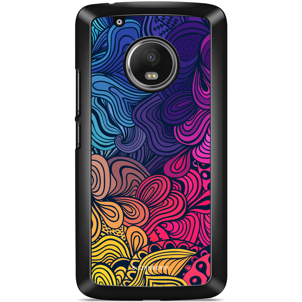 Moto G5 Plus Case - Retro Flowers