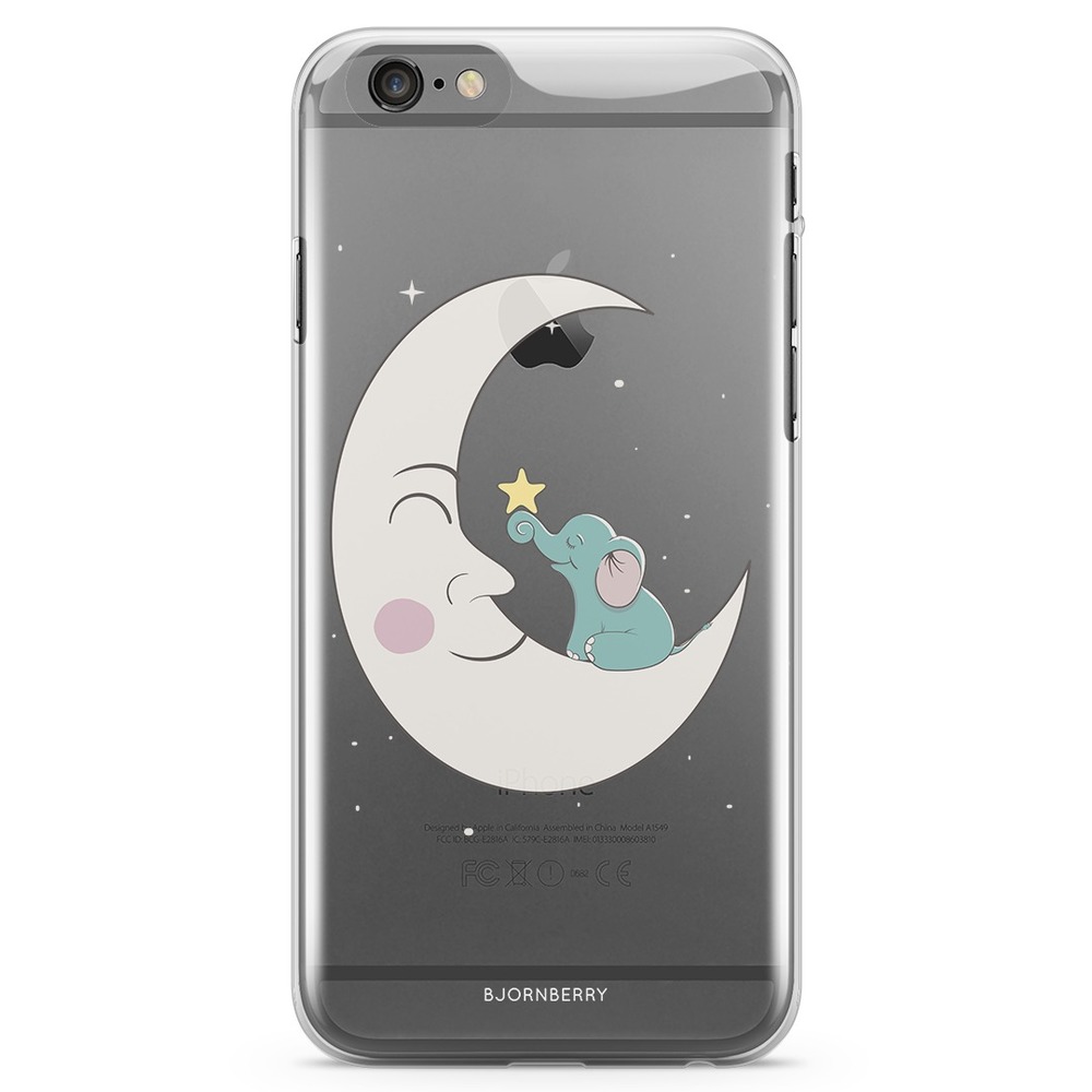 iPhone 6 Plus/6s Plus TPU Case - Elephant Moon