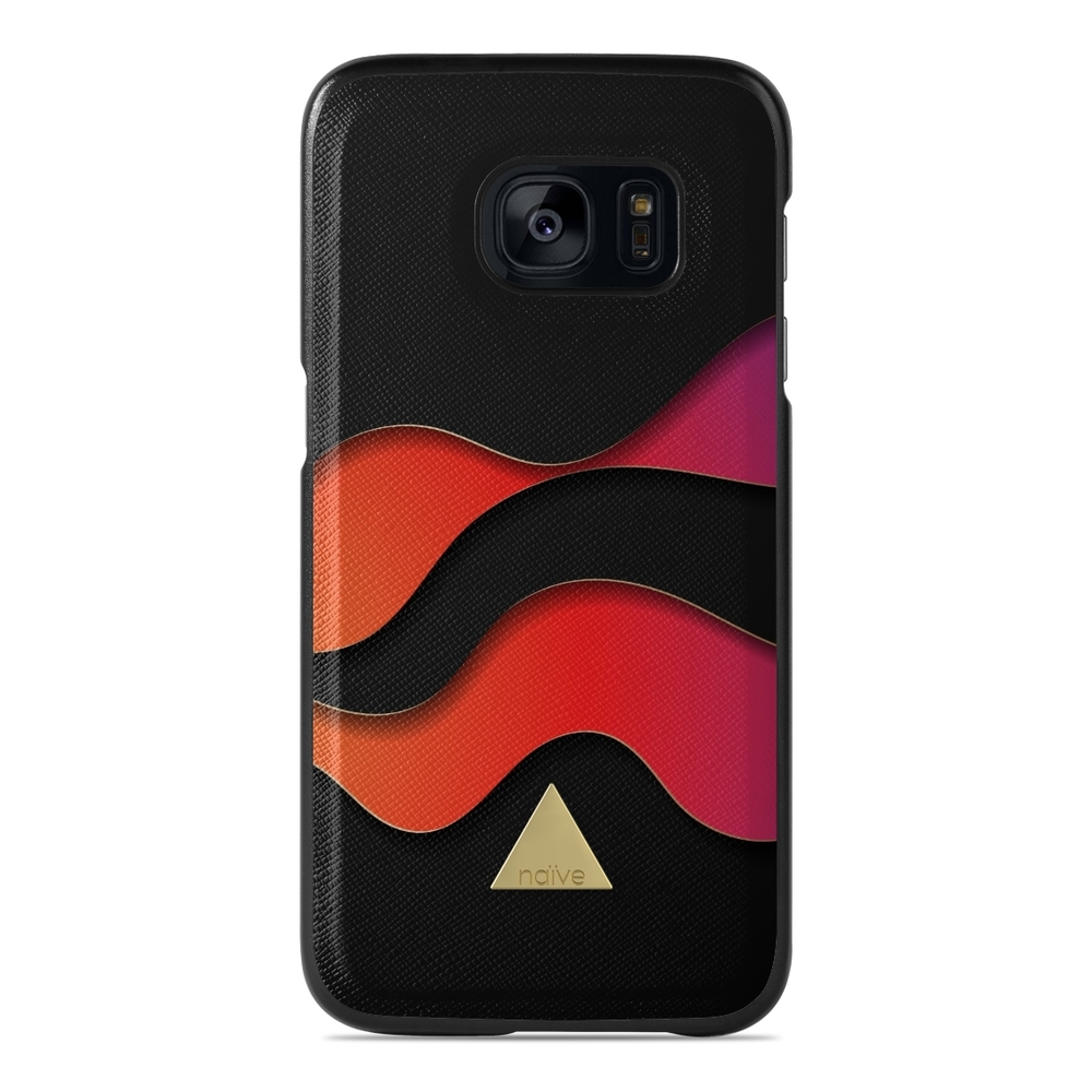 Naive Samsung Galaxy S7 Case - Neon Waves
