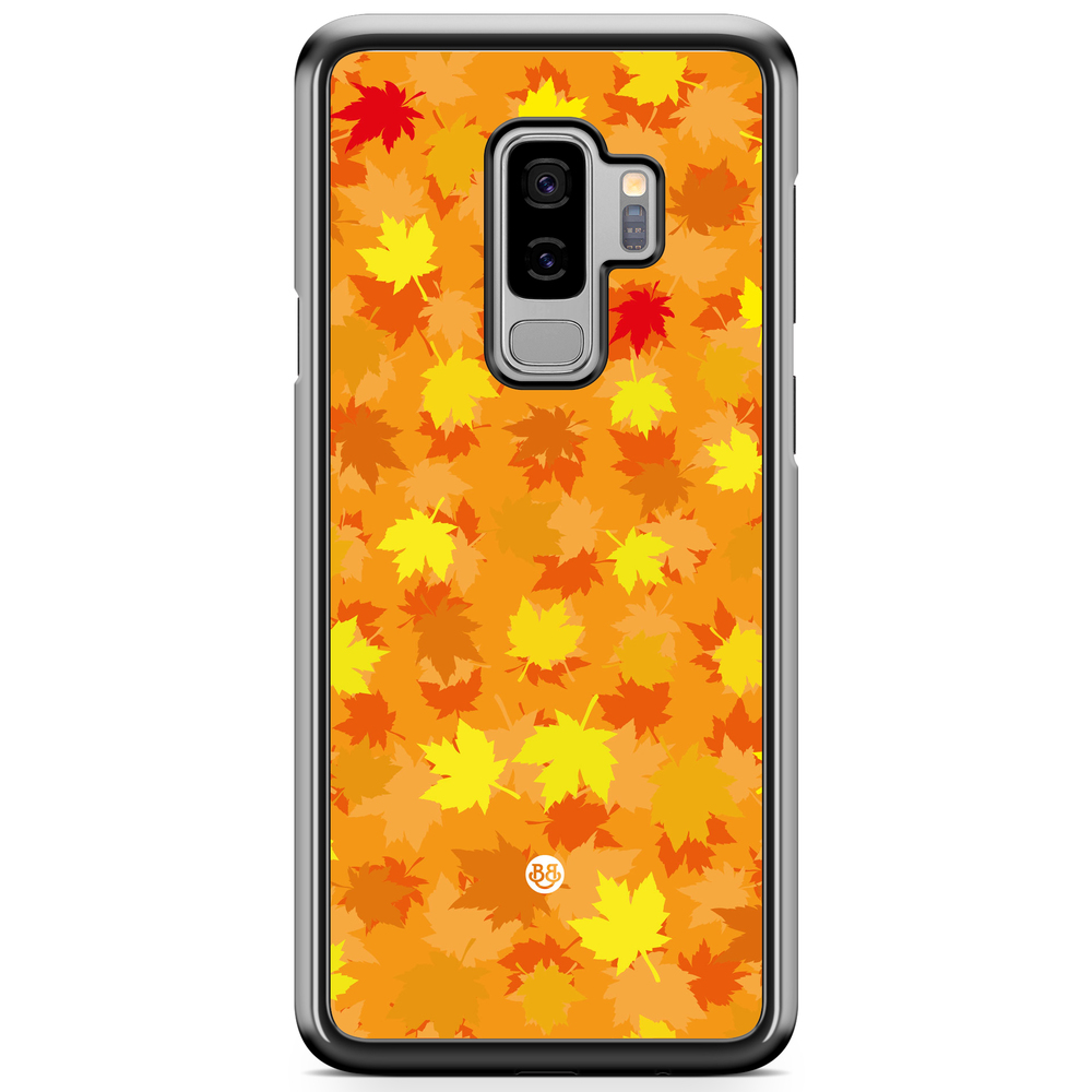 Samsung Galaxy S9 Plus Case - Orange leaves