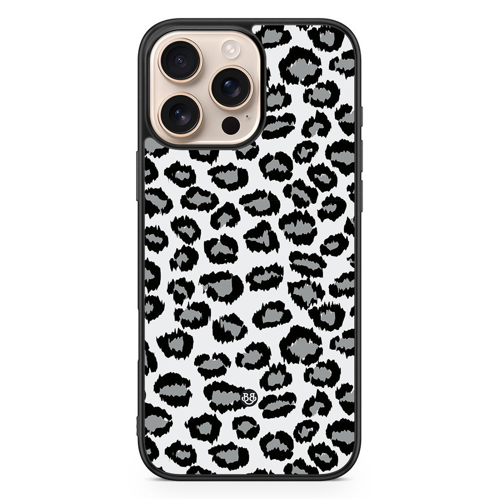 iPhone 16 Pro Max Case - Gray Leopard
