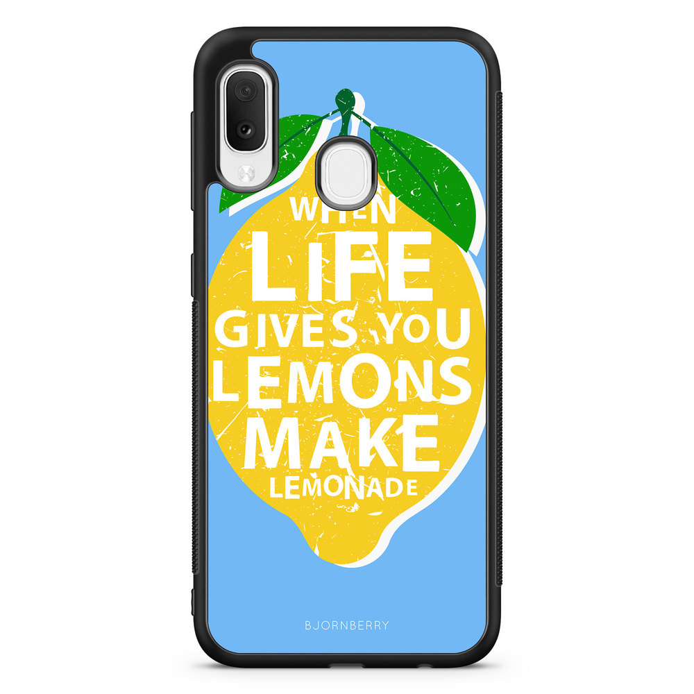 Samsung Galaxy A20e Case - Lemon Quote