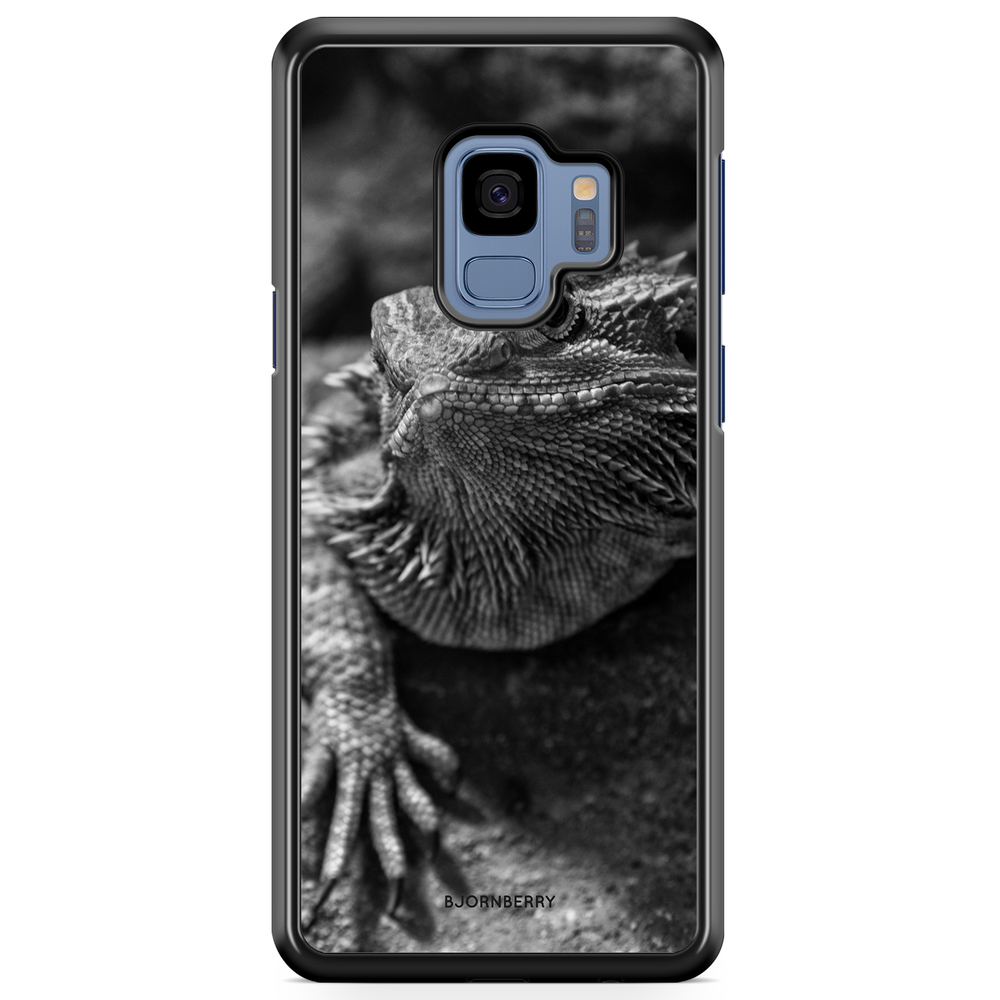 Samsung Galaxy S9 Case - Black/White Lizard