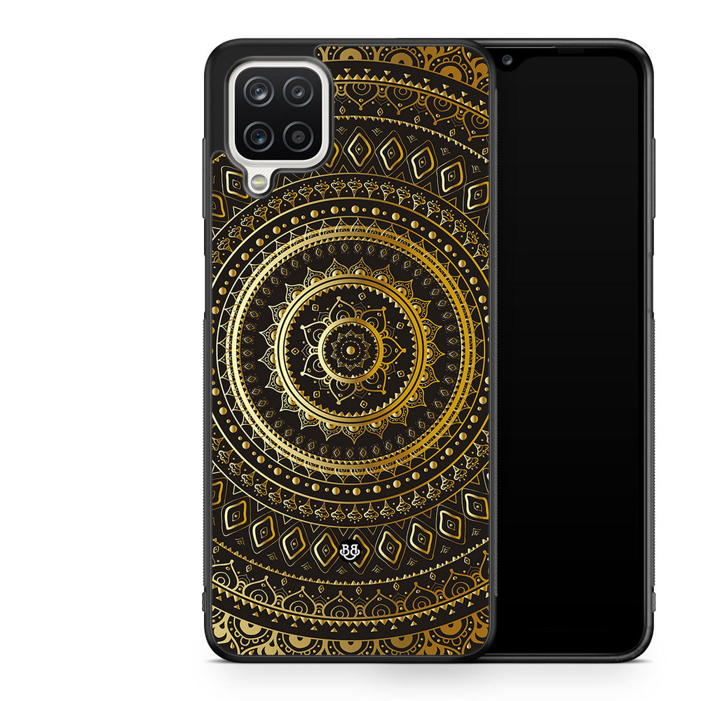 Samsung Galaxy A12 Case - Gold Mandala