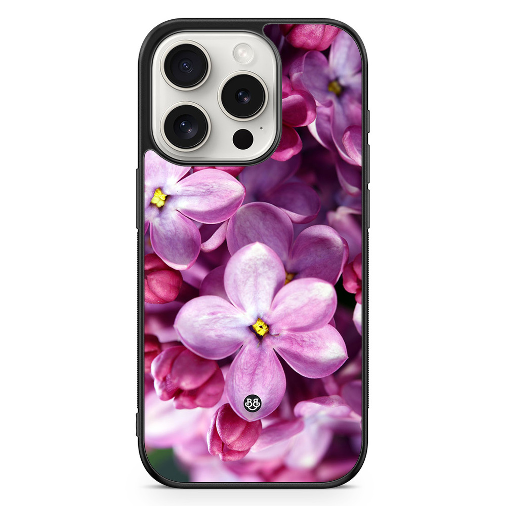 iPhone 15 Pro Case - Purple Spring Flower