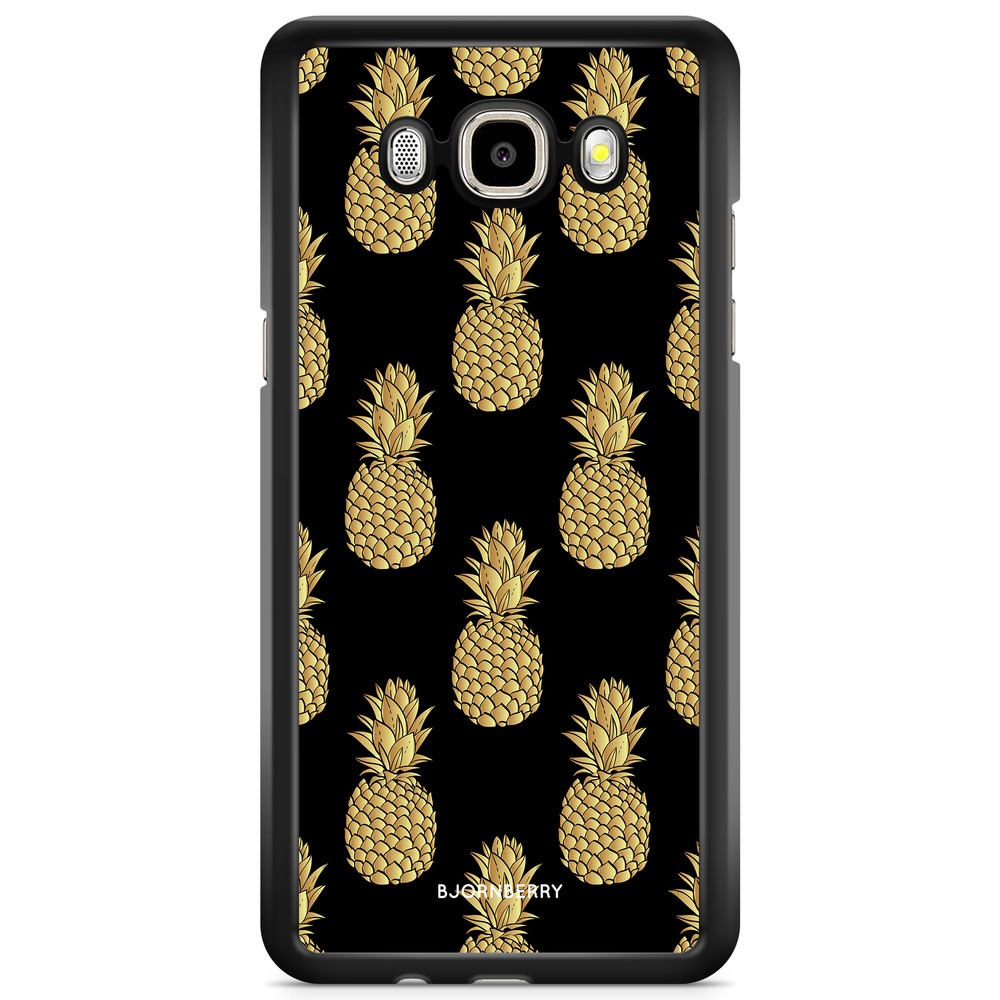Samsung Galaxy J3 (2016) Case - Gold Pineapples