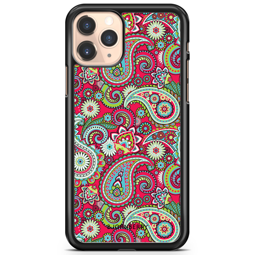 iPhone 11 Pro Case - Red Paisley