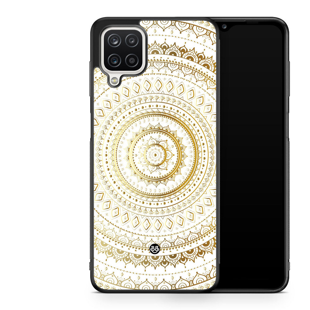 Samsung Galaxy A12 Case - Gold Mandala