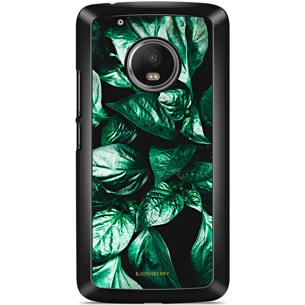 Moto G5 Plus Case - Green Leaves