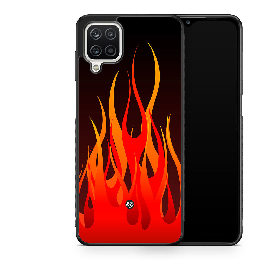Samsung Galaxy A12 Case - Flames