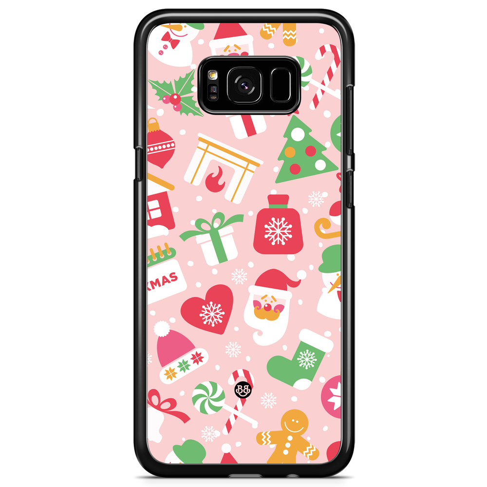 Samsung Galaxy S8 Plus Case - Pink Christmas