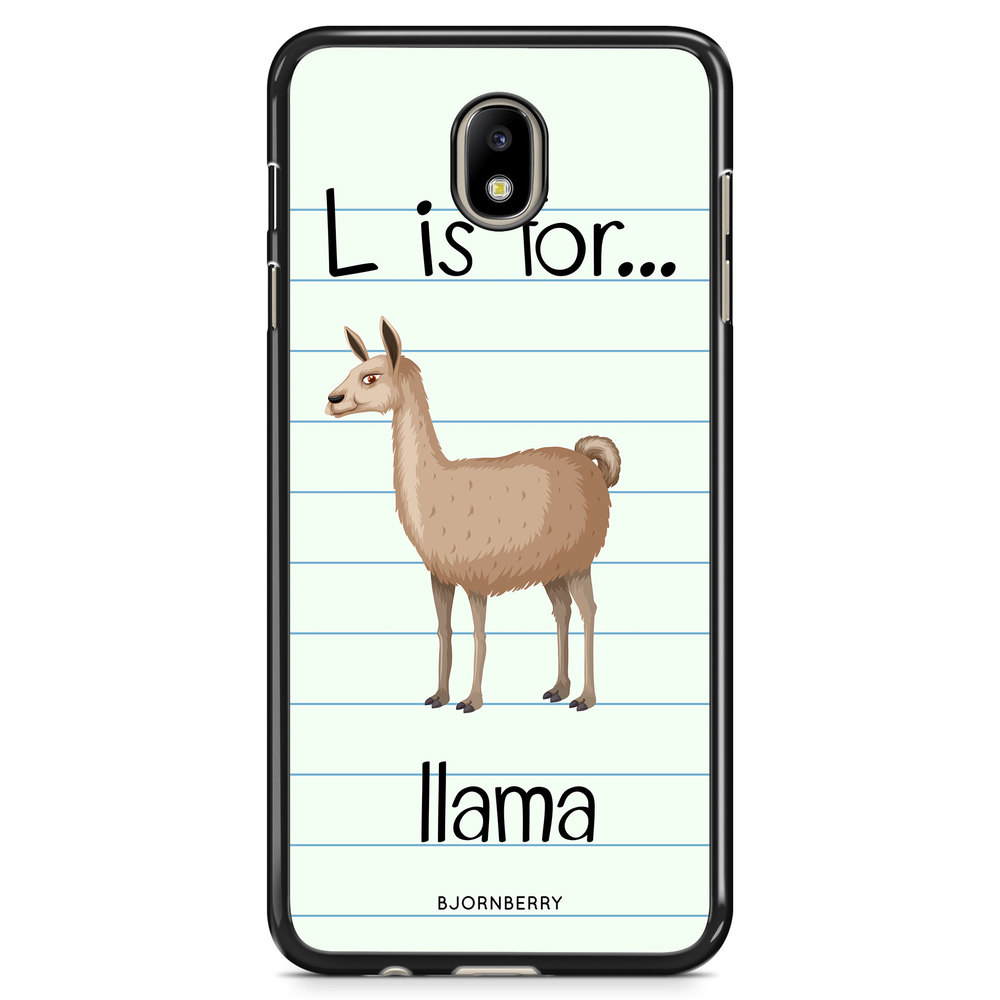 Samsung Galaxy J7 (2017) Case - L Is For Llama