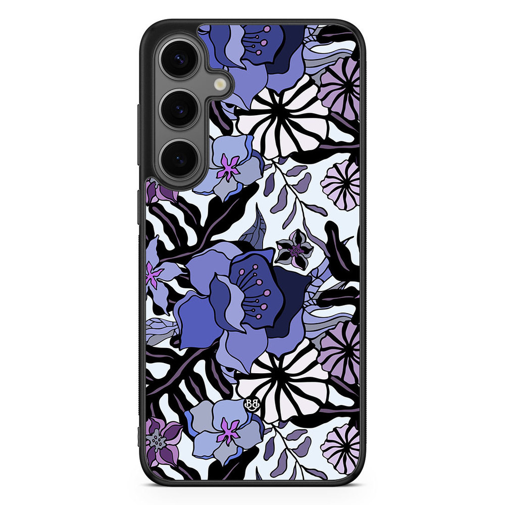 Samsung Galaxy S24 Plus Case - Purple Flowers