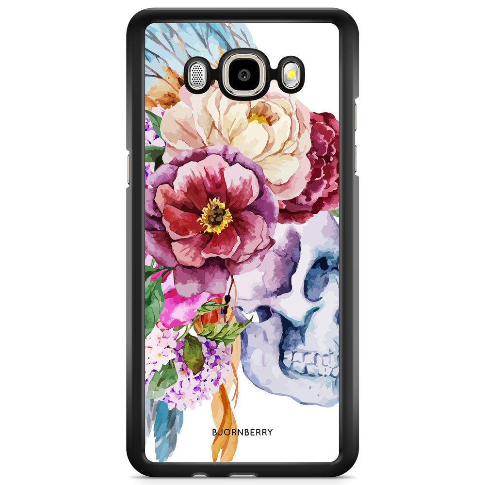 Samsung Galaxy J3 (2016) Case - Skull & Flowers