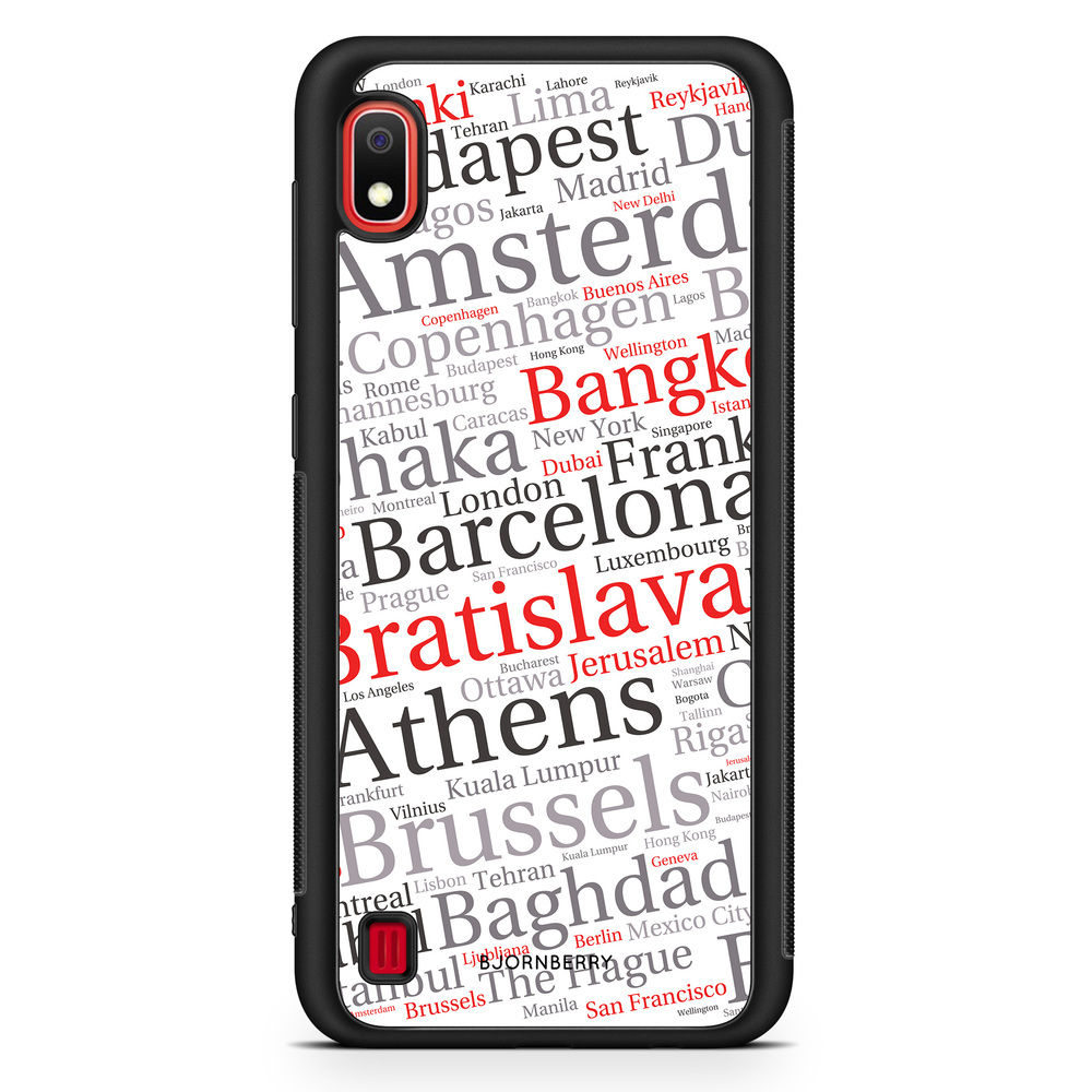 Samsung Galaxy A10 Case - City Names
