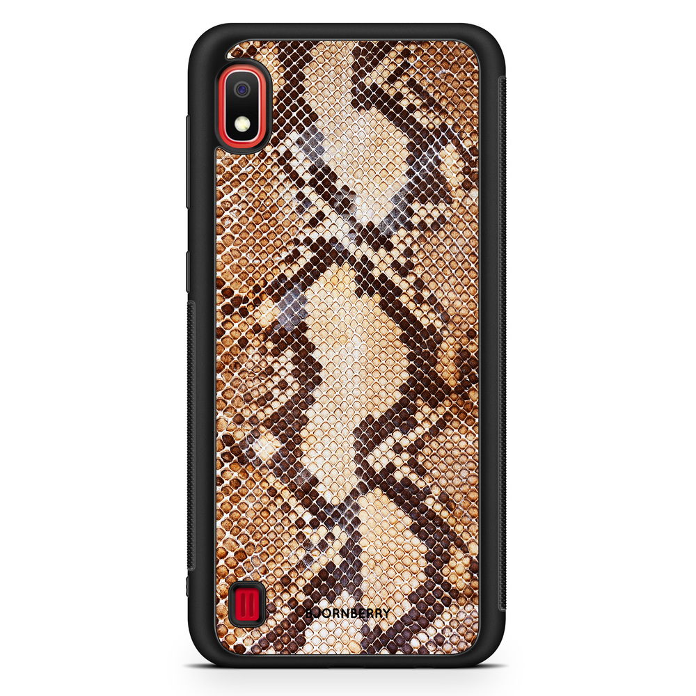 Samsung Galaxy A10 Case - Snakeskin Brown