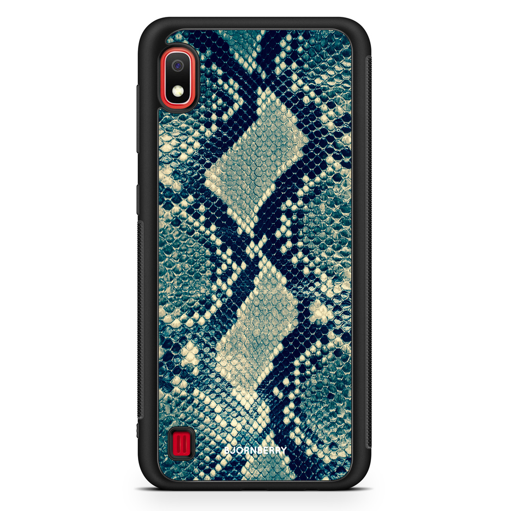 Samsung Galaxy A10 Case - Blue Snakeskin