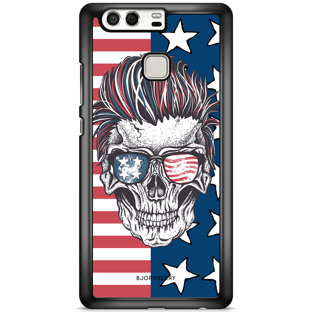 Huawei P9 Plus Case - USA Skull