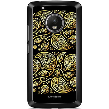 Moto G5 Plus Case - Gold Flowers