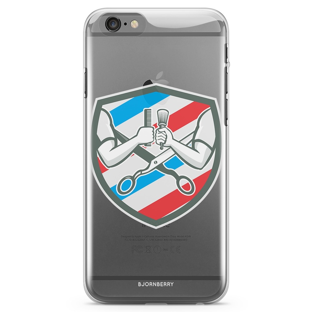 iPhone 6 Plus/6s Plus TPU Case - Barber Logo